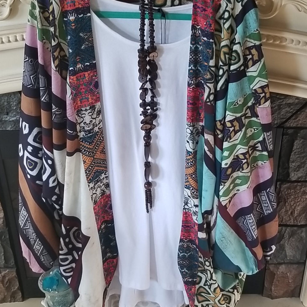 NWT Umgee + XL/XXL Angel/Bat Wing Duster Jacket